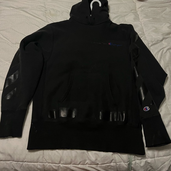 Off-White Champion [XS/S] Collab Hoodie - Picture 4 of 10